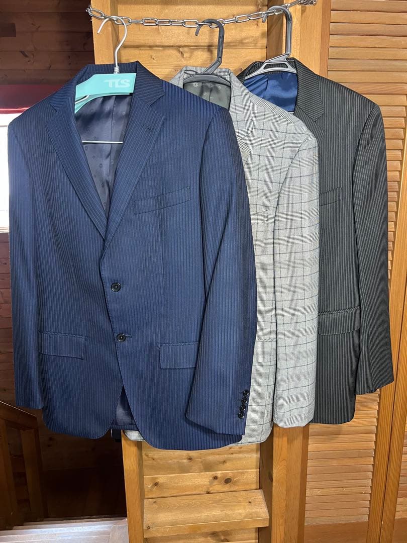 ピ*ー様 総額約8万円相当 オーダースーツ3着 高身長180cm前後 裾出し可 楽天市場】スリーピース スーツ 3ピーススーツ 即日出荷 MEN'S THREE