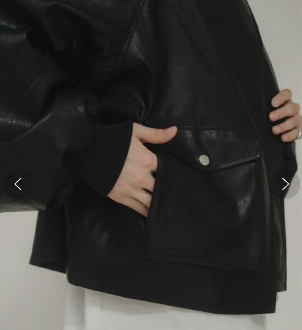 ❀ Knuth marf 【F】ラウンドスリーブフライトジャケット ❀