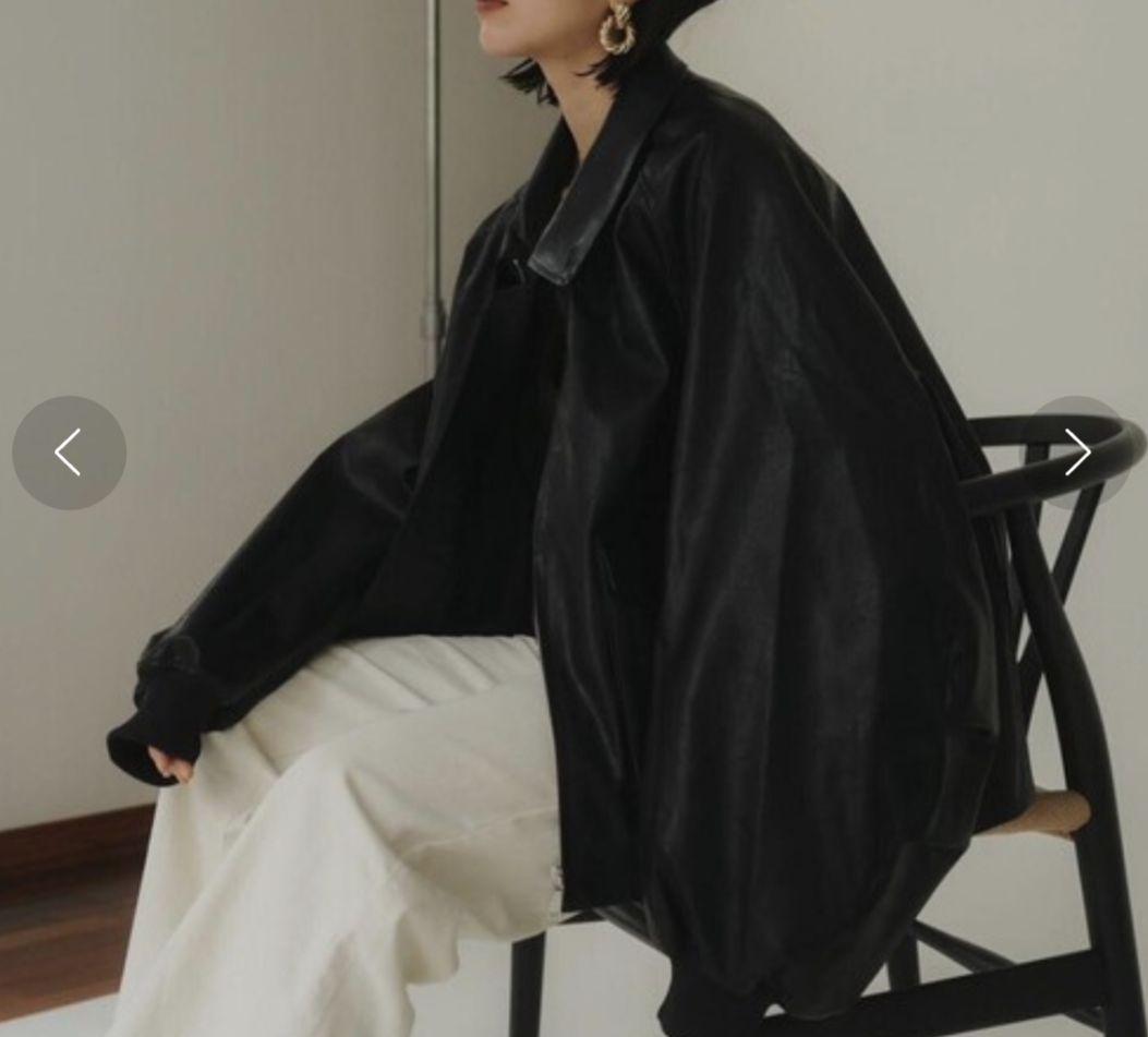 ❀ Knuth marf 【F】ラウンドスリーブフライトジャケット ❀