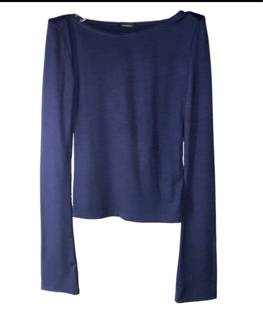 Ans dotsloevner Shoulder Tops Navy pico - メルカリ