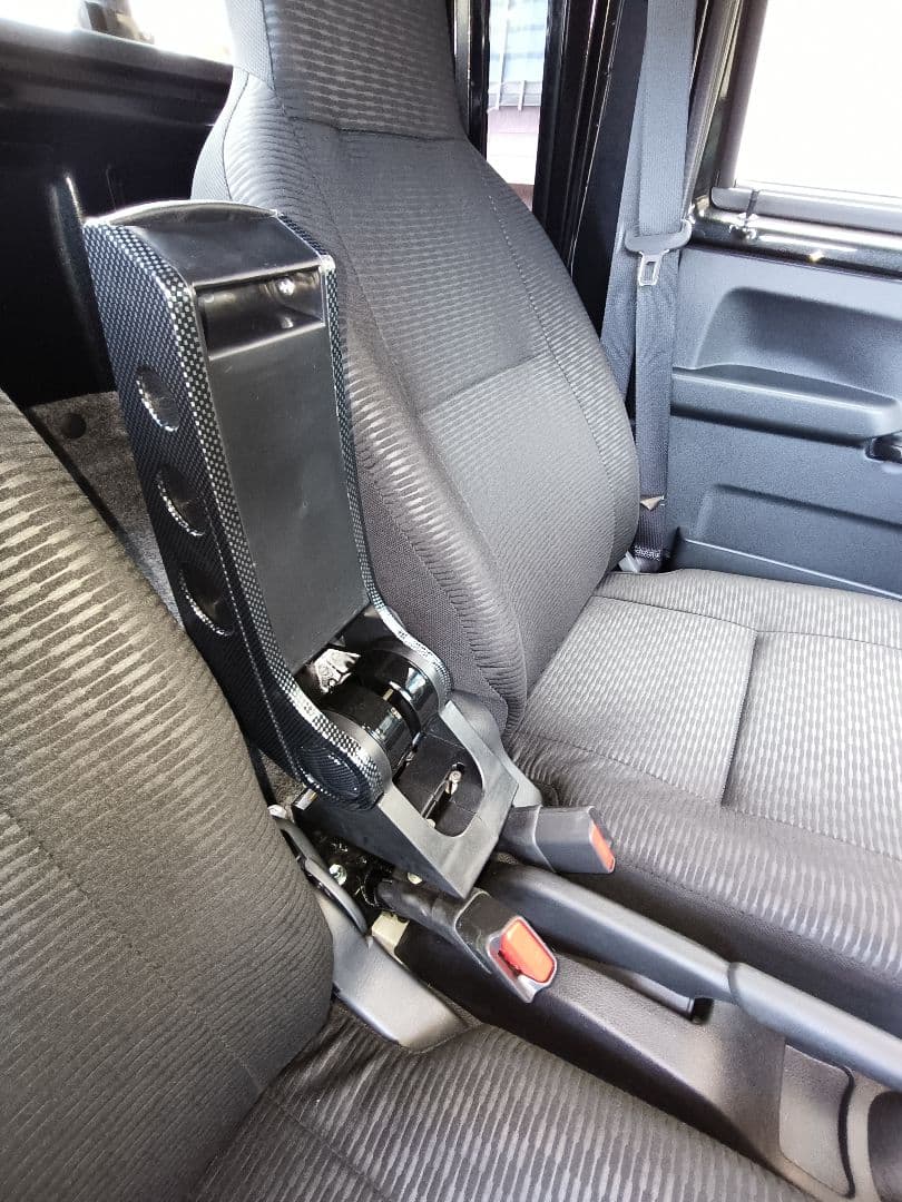 ハイゼットジャンボ S500P／S510P専用 アームレスト 肘掛け カーボン調