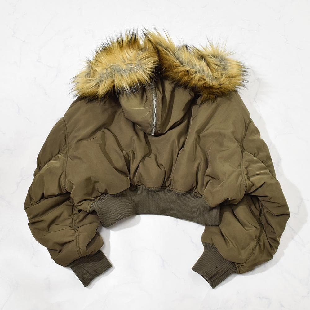 ギャル EVRIS シャーリングスリーブ N-2B 短丈 フライトジャケット