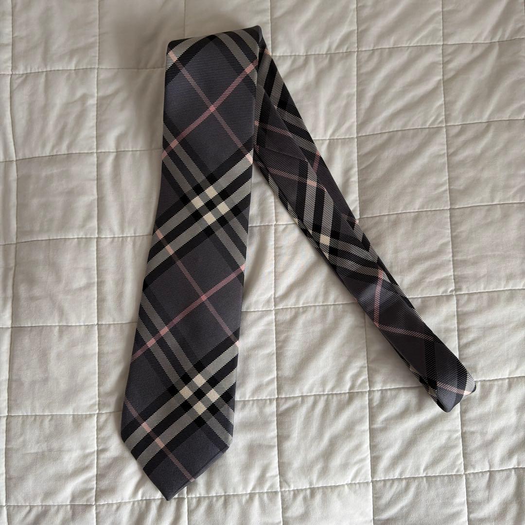 Burberry Black Label チェック柄ネクタイ - メルカリ