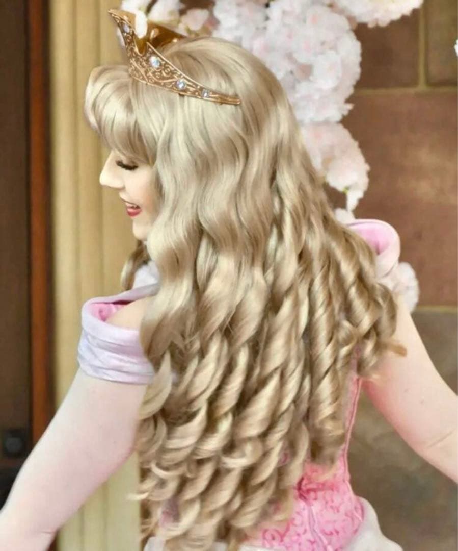 オーロラ姫 ブライアローズ ウィッグ ディズニーハロウィン プリンセス