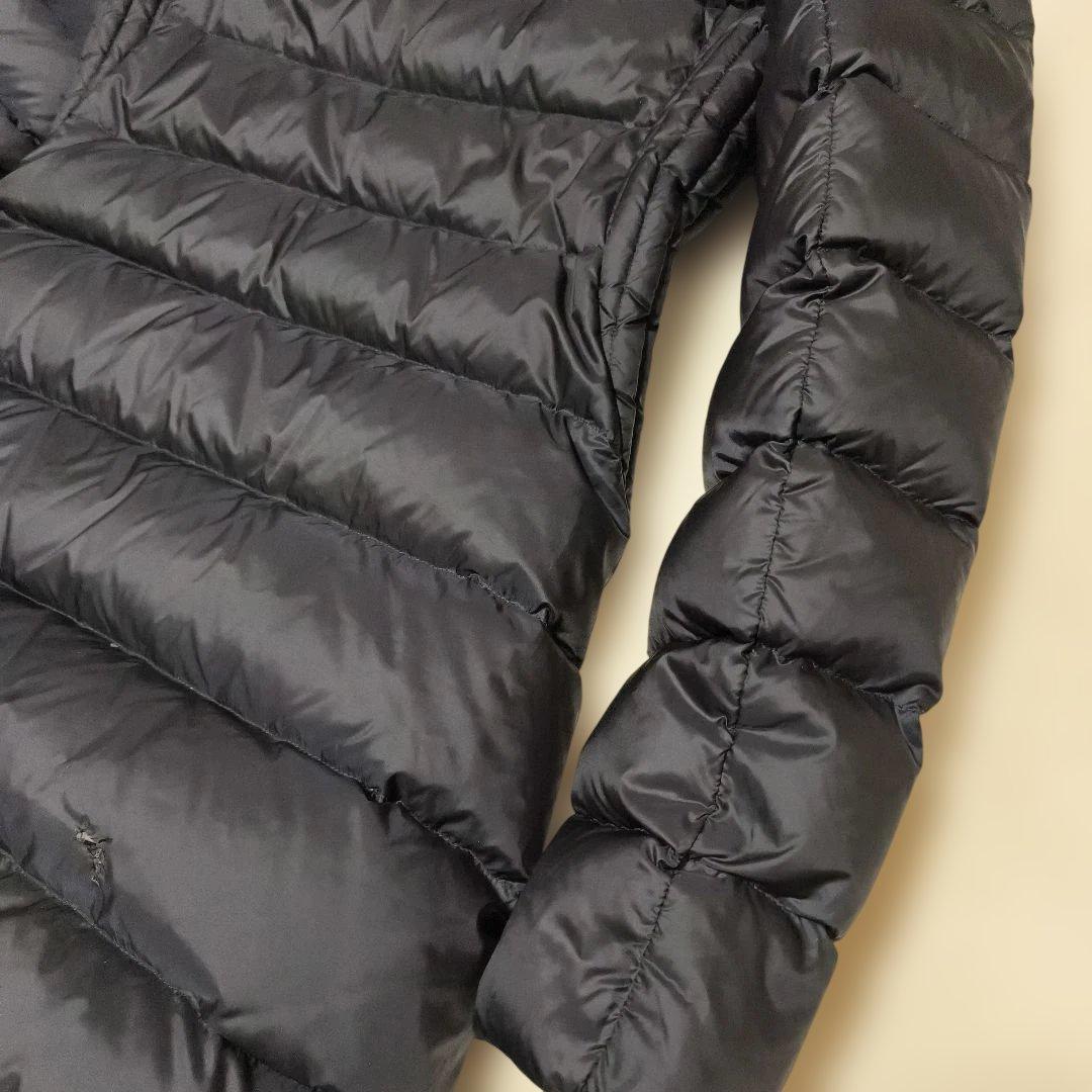 補修・リペア有り】TATRAS タトラス ポリテアマ ダウンコート 黒 02