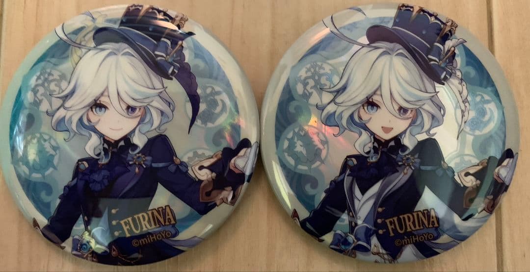 フリーナ缶バッチ×2 - メルカリ