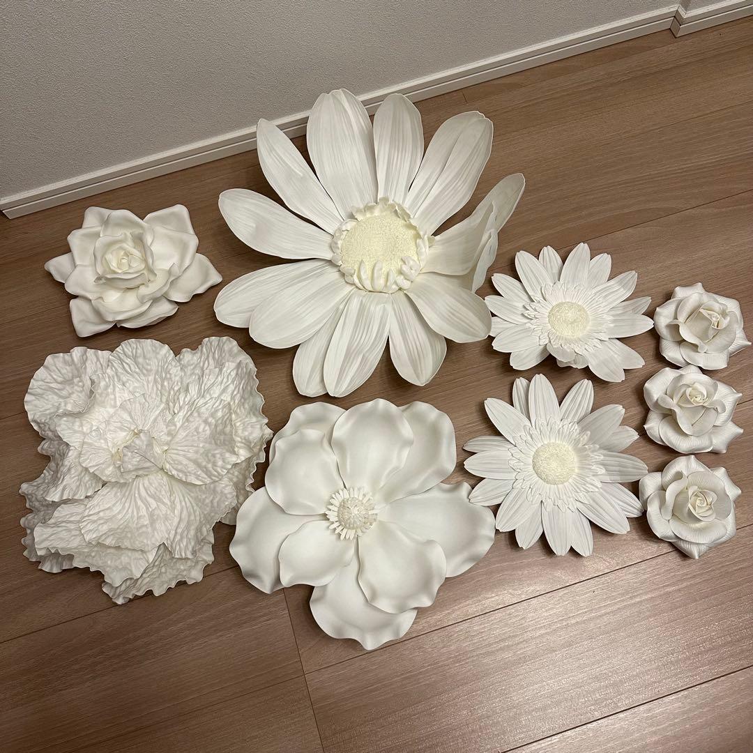 フランフラン ウォールフラワー 9点セット壁面装飾インテリア - メルカリ