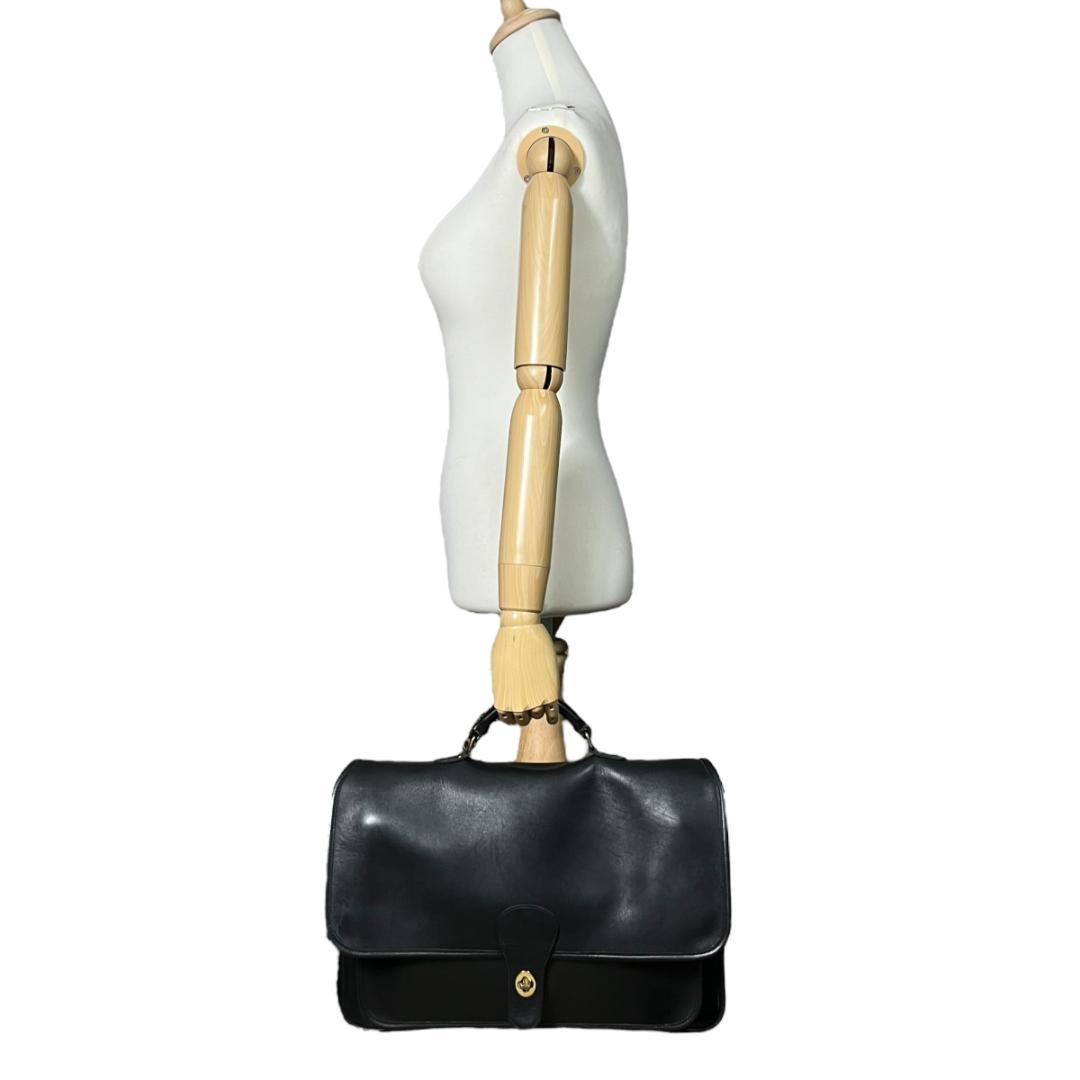 COACH/オールドコーチ 5180 オールレザー ビジネスバッグ ターンロック