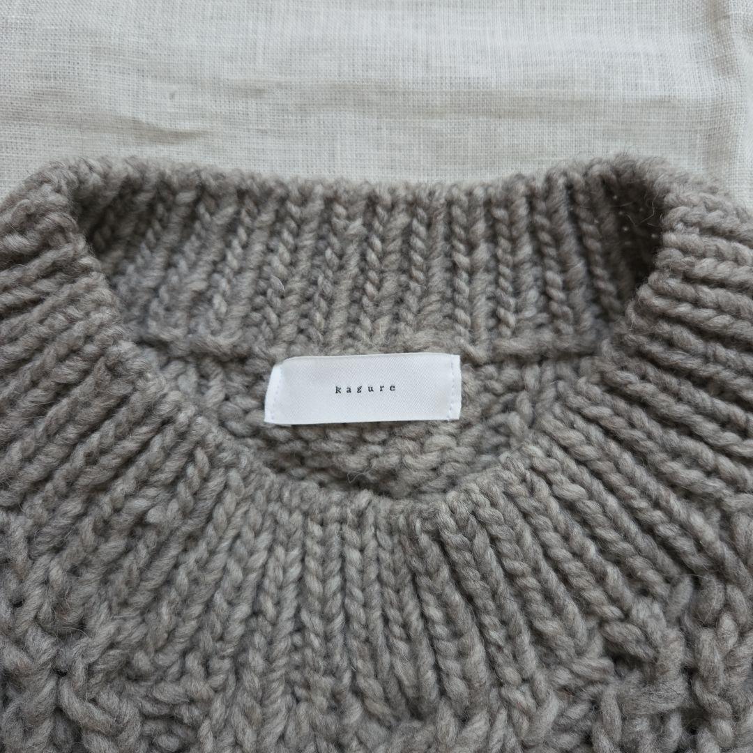 【かぐれ】24A/W ペルーアランクルーネックニット