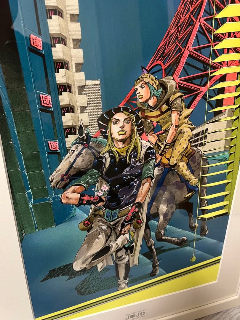 ジョジョの奇妙な冒険 複製原画 7部 ジョニィ＆ジャイロ - メルカリ