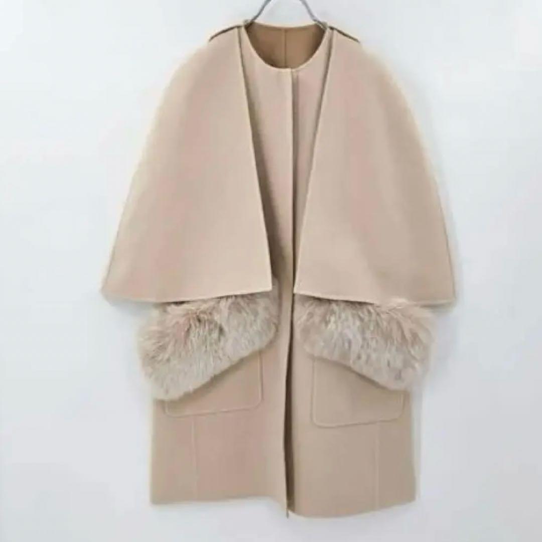 ユニセックス シーニュ cygne スカラップケープ Sophie＋ グレー 0