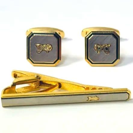 美品 Celine ネクタイピン カフス カフリンクス セット ゴールド