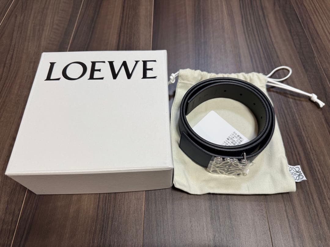 LOEWE リバーシブル ベルト ブラック LOEWE リバーシブル ベルト | ブラック | FARFETCH JP