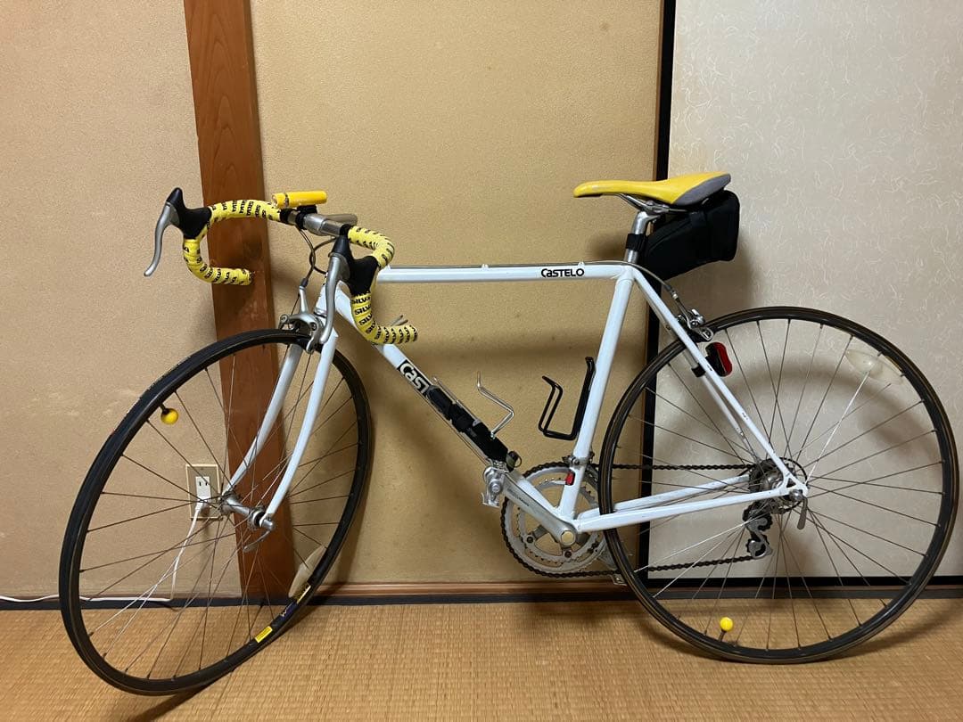 スポンジボブ　CASTELO 80〜90年代　ロードバイク スポンジボブ様専用 CASTELO 80〜90年代 ロードバイク - メルカリ