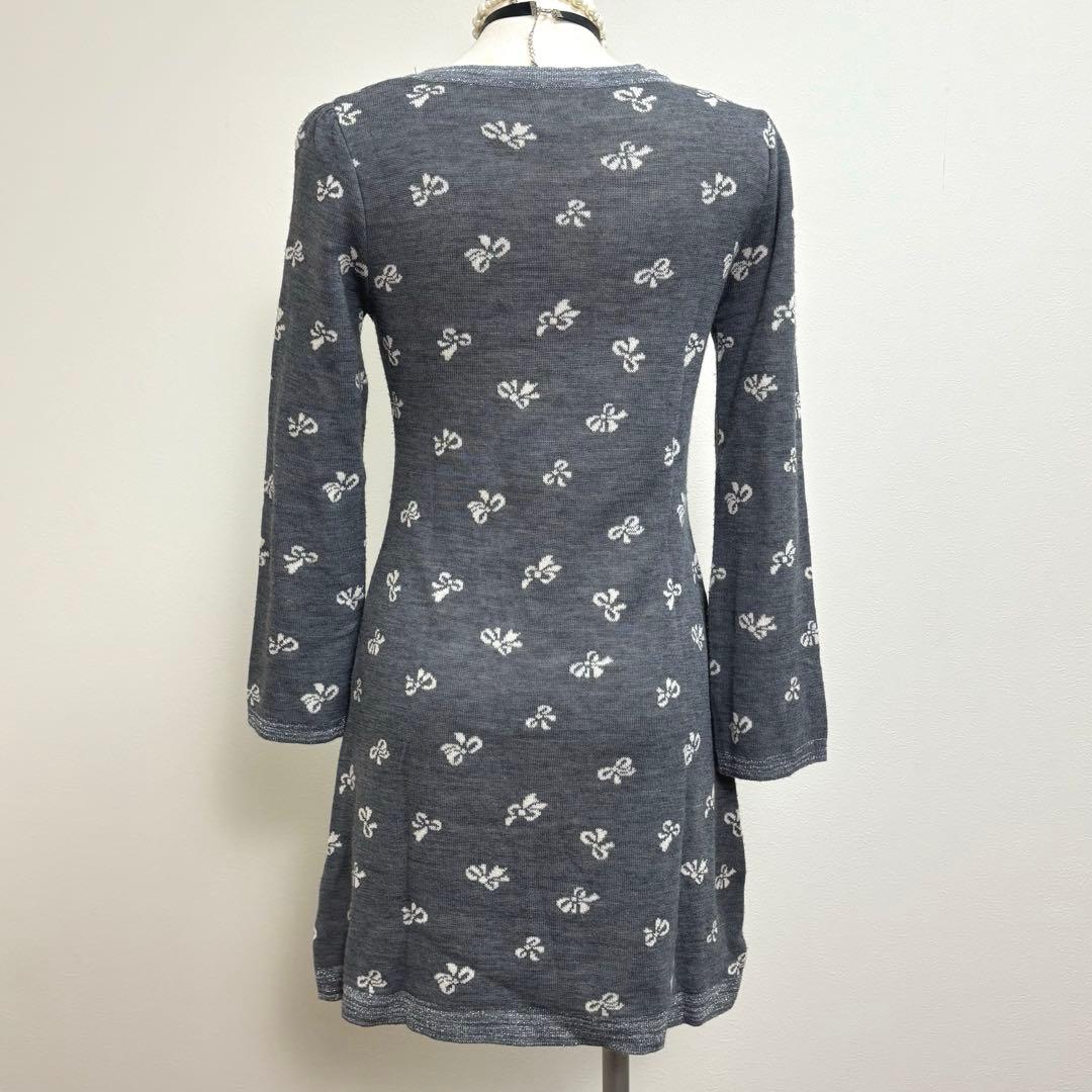 フェアリーグランジ y2k ダークコア 森ガール 姫ギャル リボン ニット