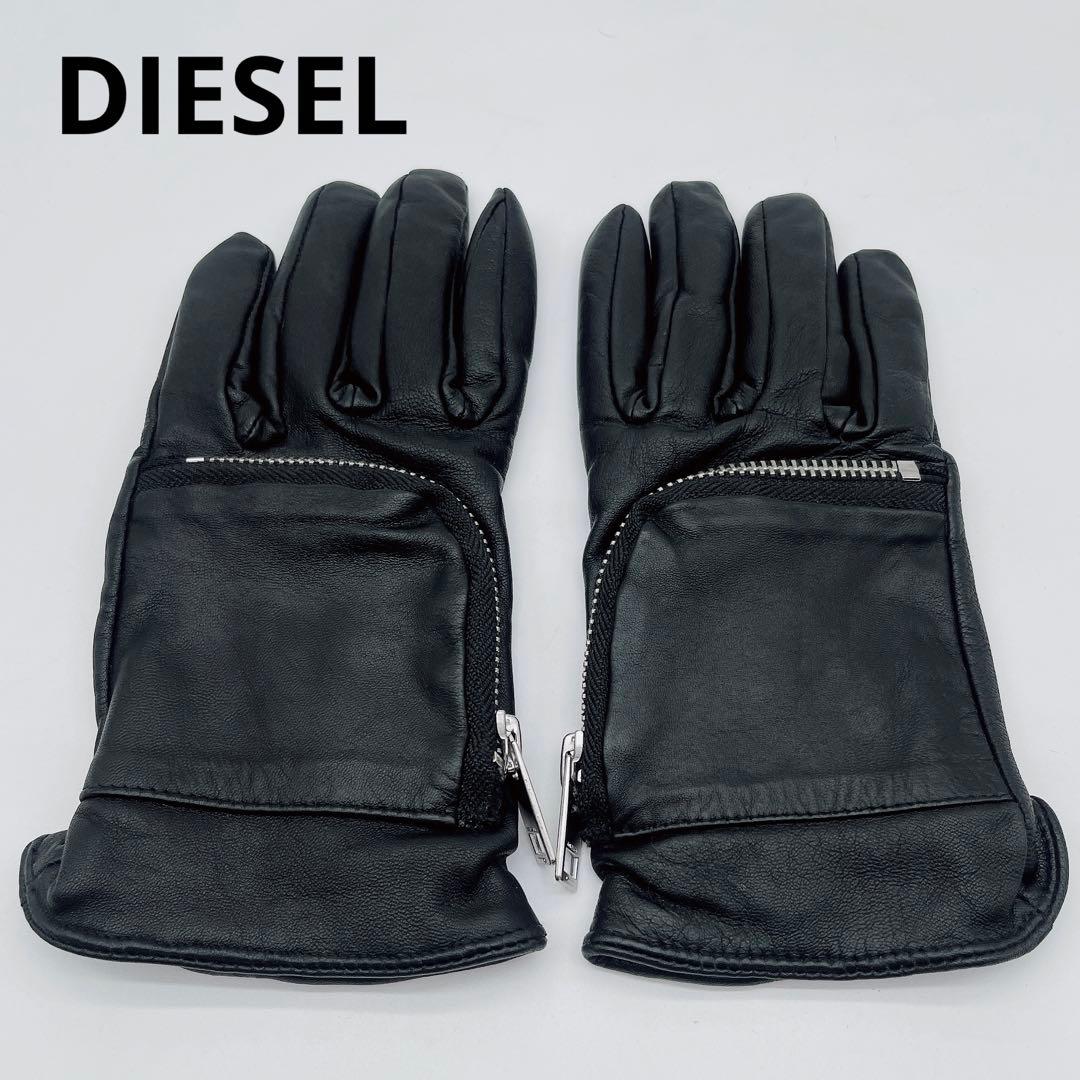 【DIESEL】メンズ 手袋 グローブ レザー ポケットデザイン 羊革 ブラック Amazon | [Diesel] (ディーゼル) メンズ 手袋 レザーグローブ
