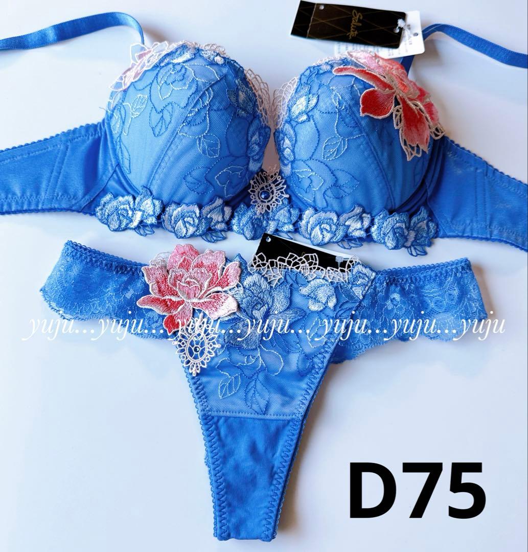 ワコール/サルート 76G p-upブラ TバックD75 LG ワコール サルート 76G ショーツ PTJ476ML ソング Tバック | SALE