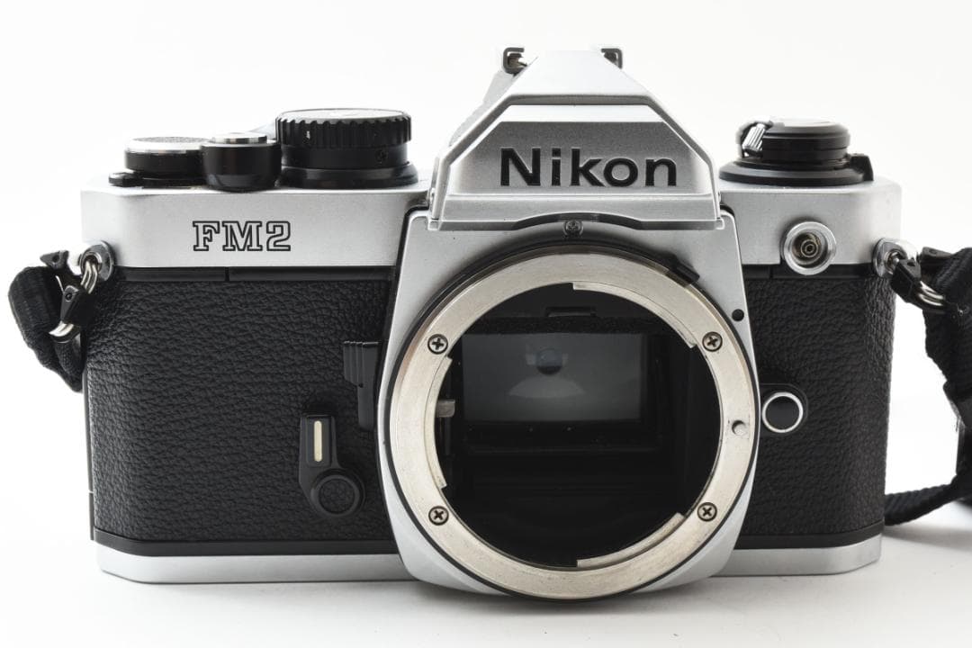 超美品 ニコン New FM2 シルバー フィルム モルト新品交換済 B479