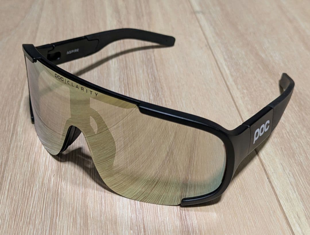 美品 POC Aspire Uranium Black サングラス ブラック Aspire Mid Bike Sunglasses に Uranium Black | Cycling Eyewear