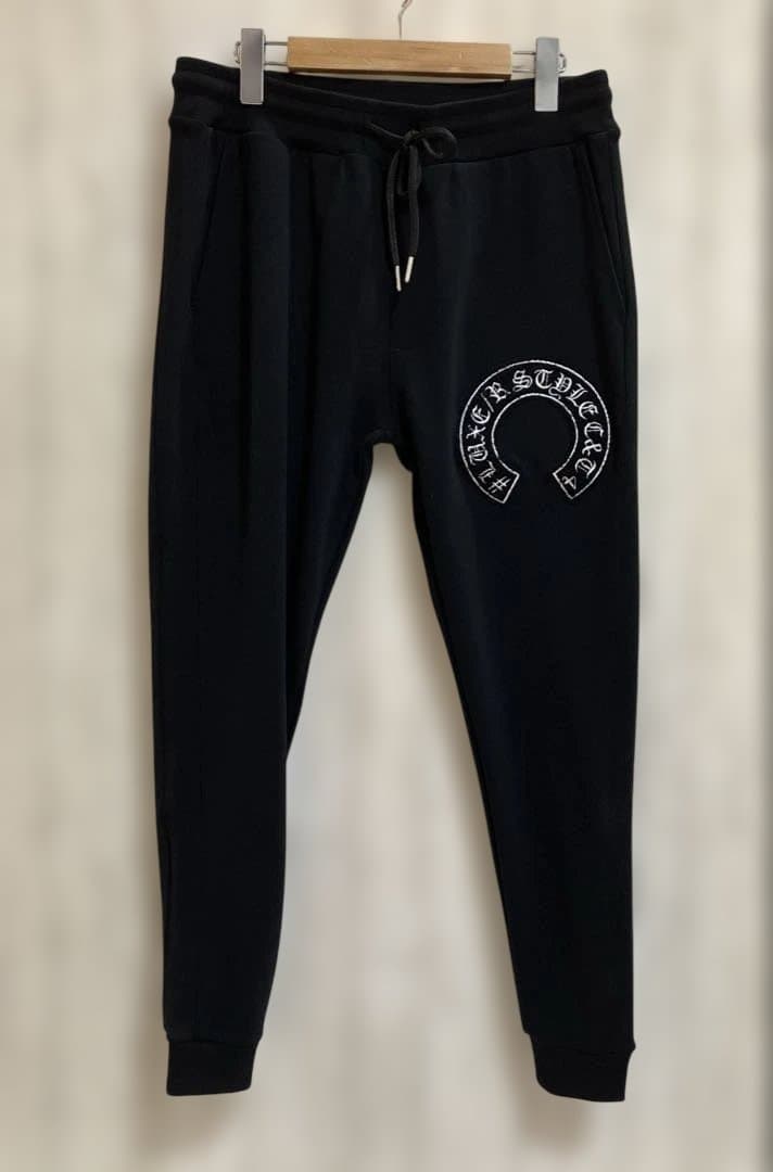 LUXE/R ボアワッペン貼り付けスウェットパンツ LUXE/R クロスデニム貼り付けスウェットパンツ LUXE/R