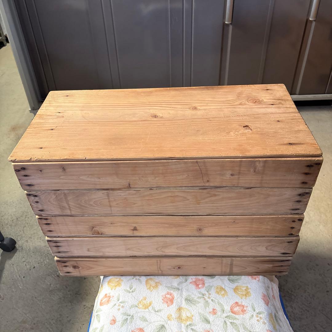 もろぶた 木箱 餅箱5箱 蓋1枚 ばんじゅう 昭和レトロ 名前入り - メルカリ