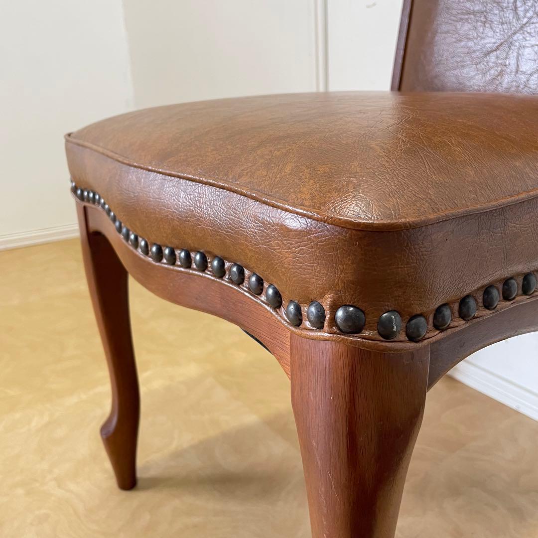 マルニ木工 ベルサイユ チェア④ 猫脚 鋲打ち チェア 椅子 イス