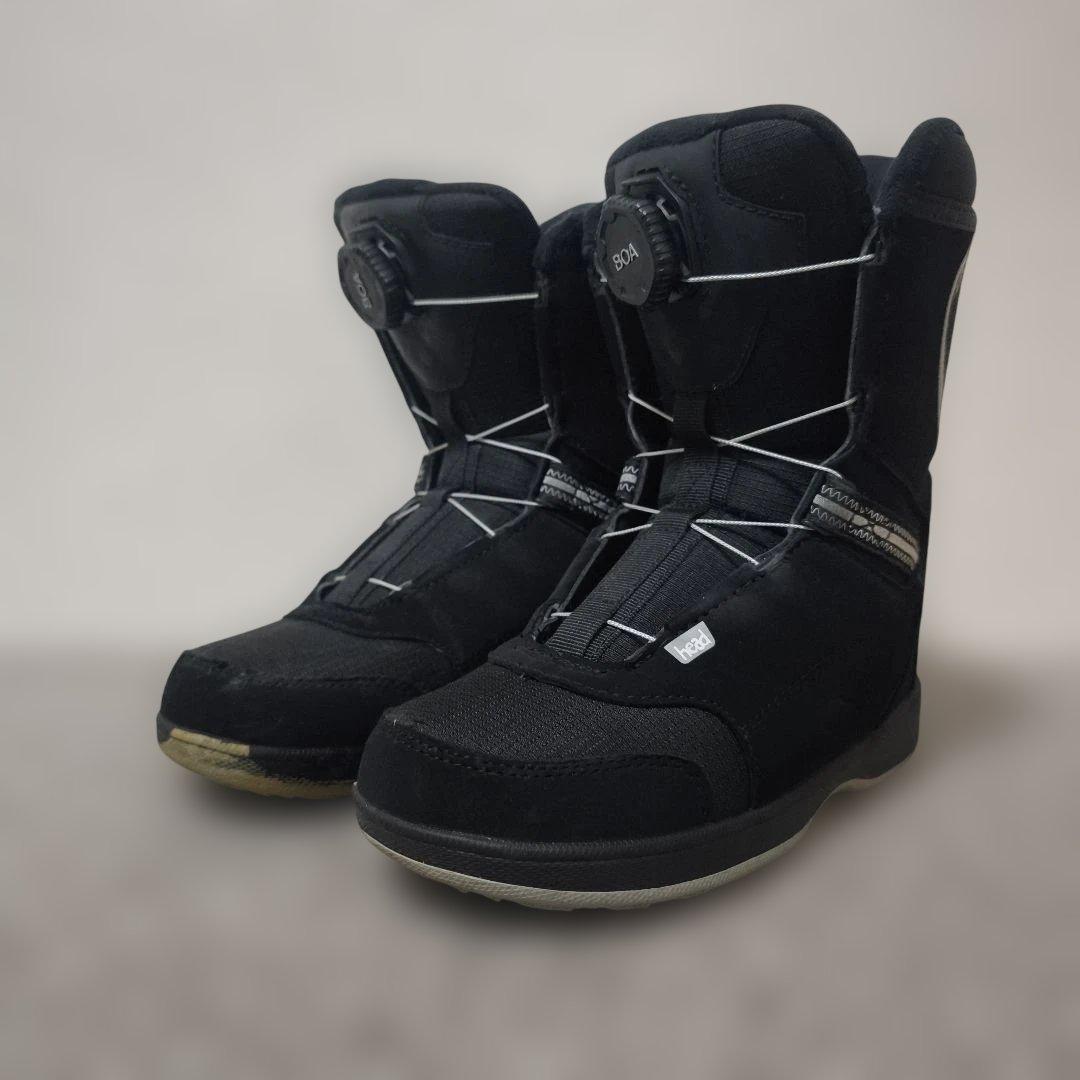 【良品】head JR BOA スノーボードブーツ 22.5-23.5 HEAD（ヘッド） JR BOA ジュニアボア 355313 24-25年モデル ジュニア