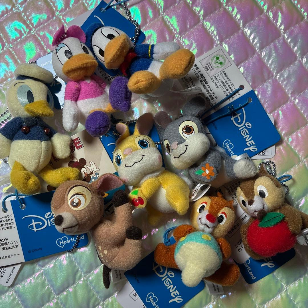ディズニー ミニマスコットキーチェーン まとめ売り 廃盤 heartland社