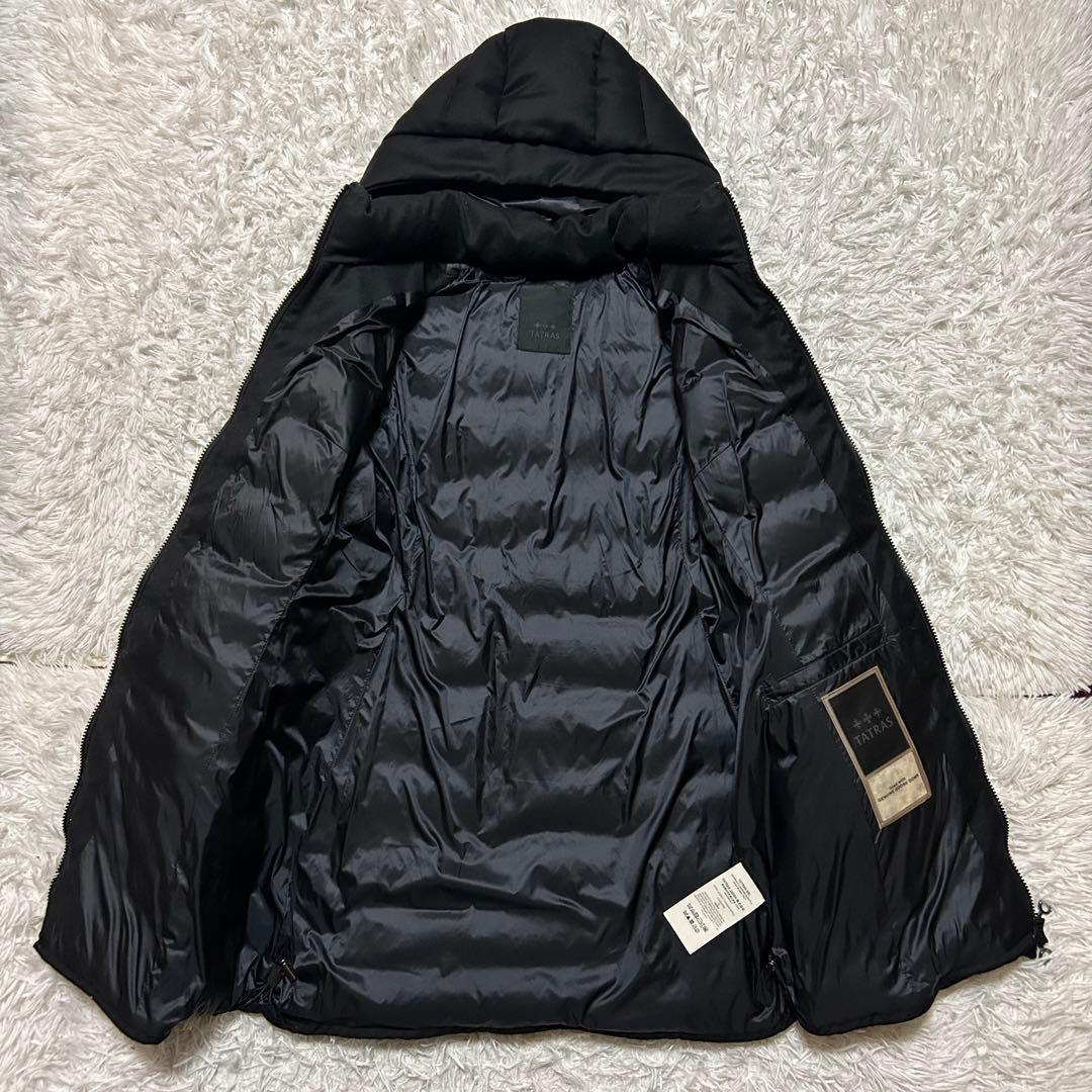 人気】タトラス ダウンコート ロング フード ZEJA 黒 ブラック