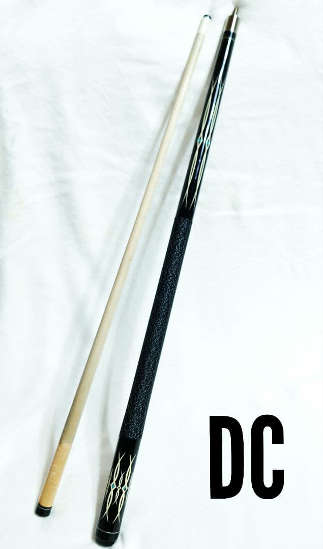 DC ビリヤード キュー 黒/白 ピンストライプ柄 - メルカリ