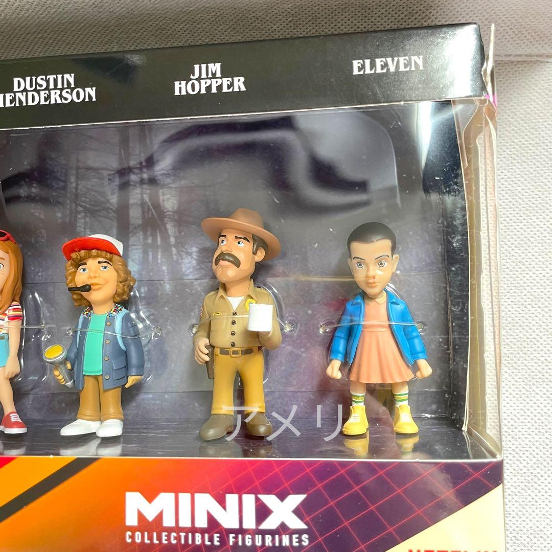 外箱破れあり】ストレンジャー・シングス MINIX フィギュア 4体セット