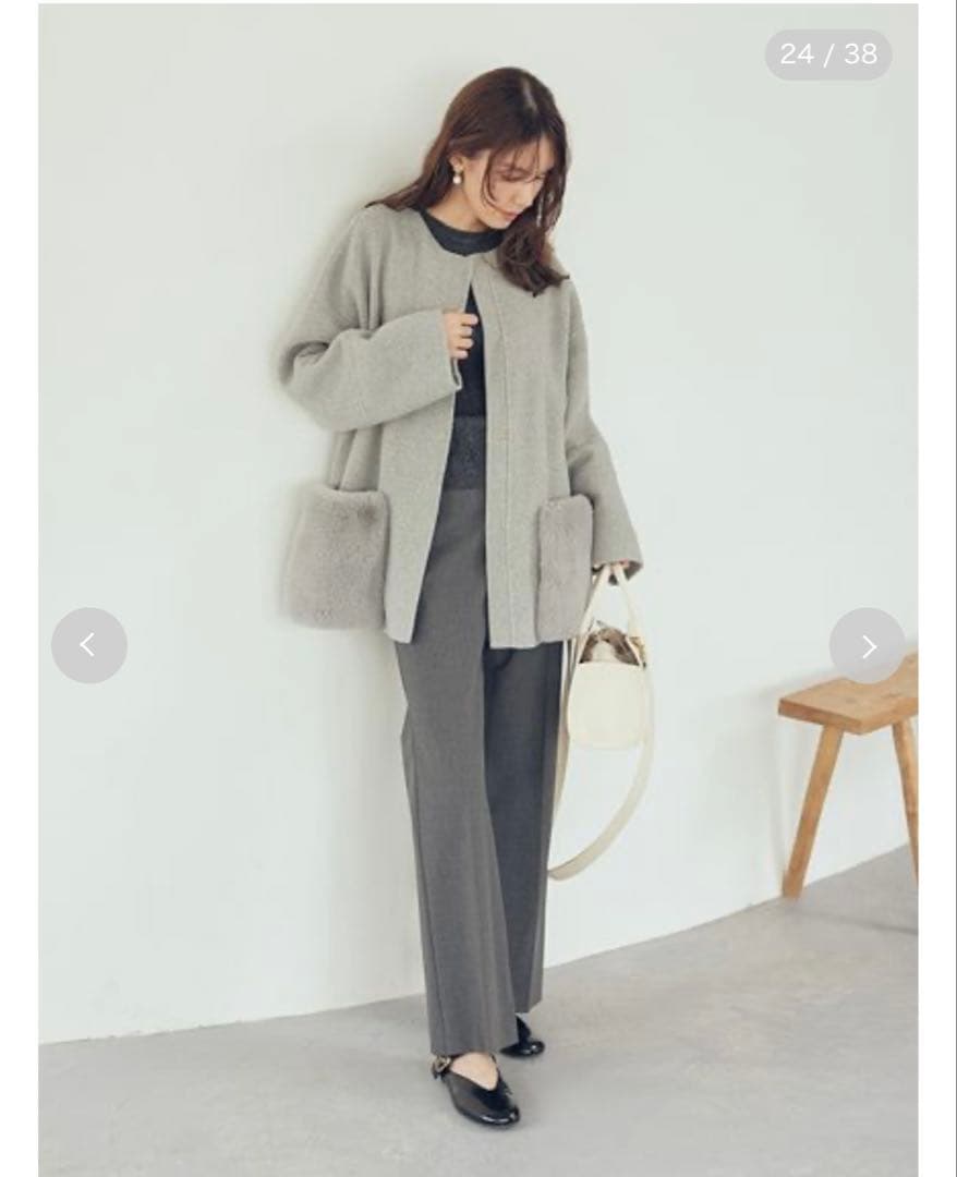 ぴのこまる様専用】2wayファーポケットリバーコート - メルカリ