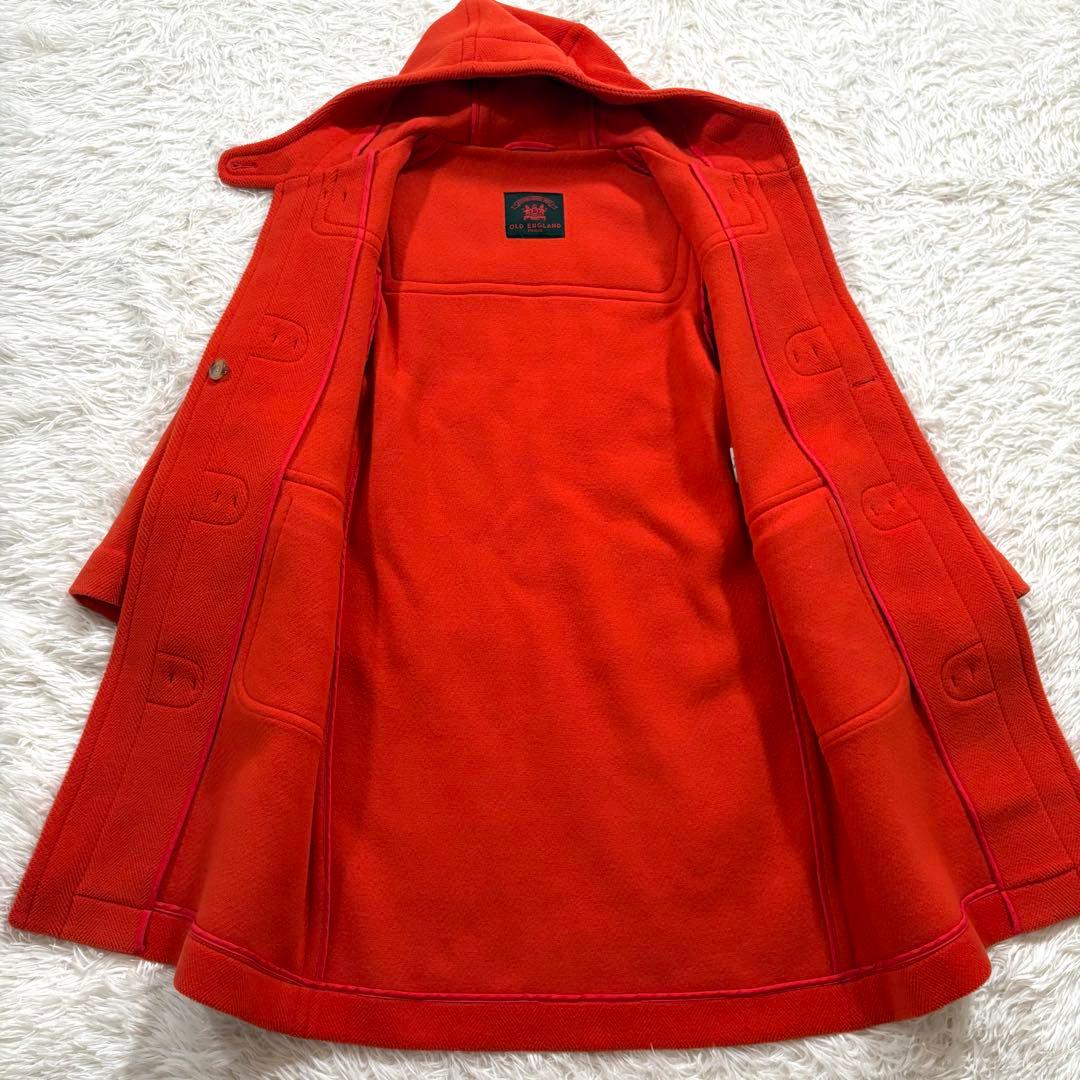 オールドイングランド ダッフルコート 水牛 オレンジ - メルカリ