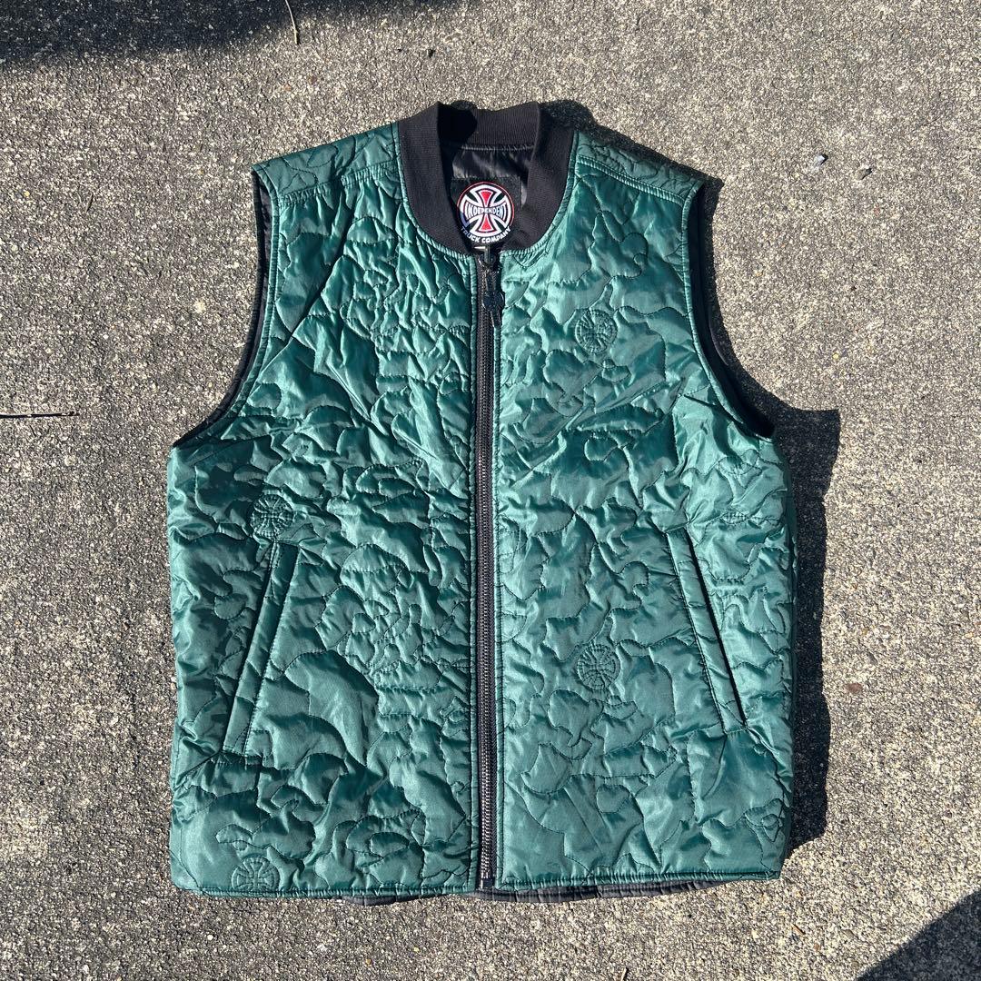 INDEPENDENT キルティング ベスト DICKSON ディクソン DI-234 RIPSTOP VERTICAL VEST 10oz Vertical
