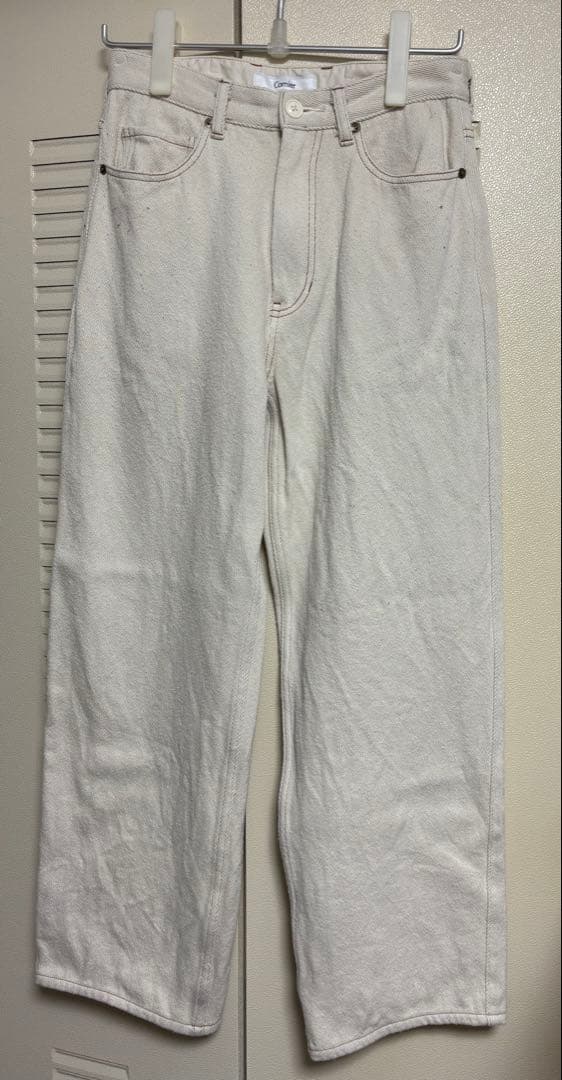 Cornier / SILK NEP DENIM PANTS オフホワイト XS - メルカリ