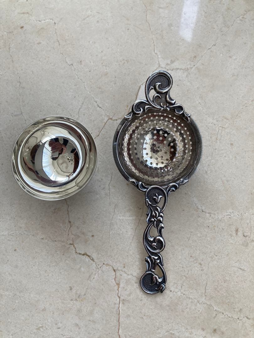 純銀 シルバー WAKOティーストレーナー アンティーク