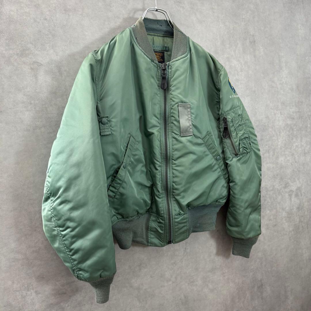 ボロ 90s USA製 Alpha MA-1 フライトジャケット 50s 復刻 - メルカリ