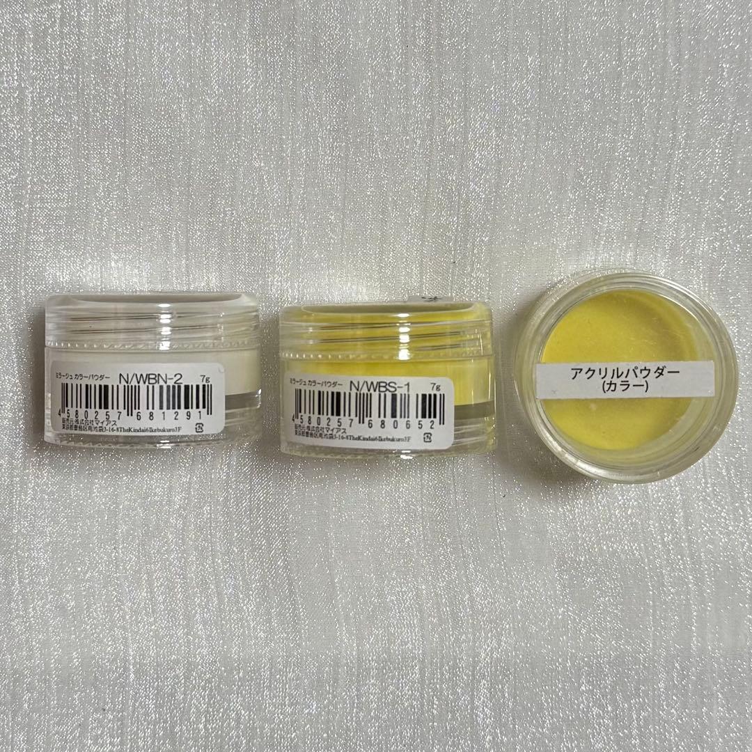 Mirage ミラージュ アクリルパウダー 3色セット 即購入◎ - メルカリ