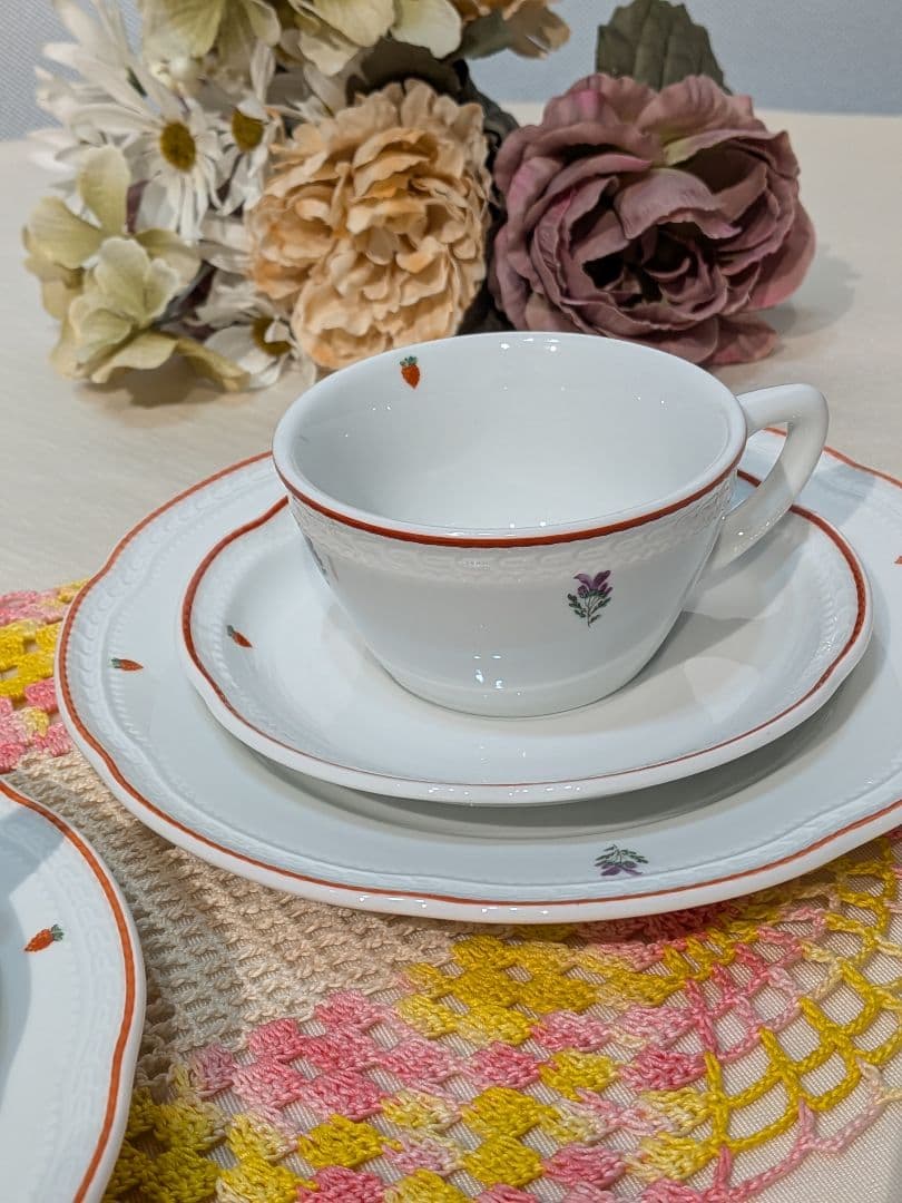 リチャードジノリ カップ＆ソーサー プレート トリオ いちご