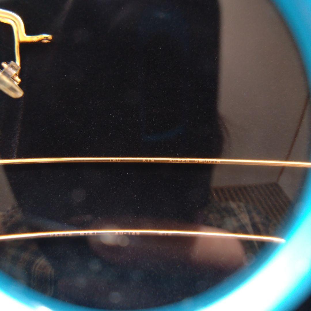 18K 眼鏡フレームより 重量約5.4g