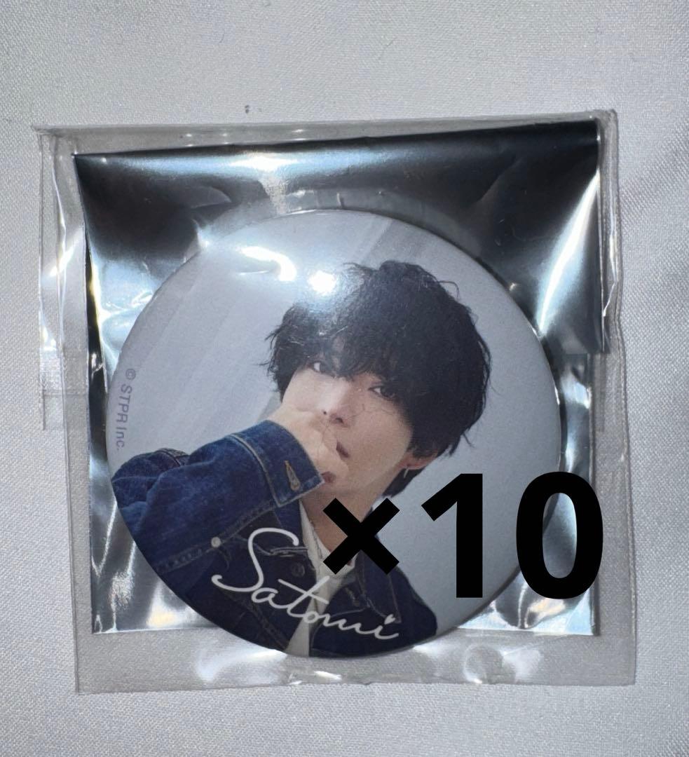 即購入⭕️ すとぷり さとみくん ワンマンライブ 実写 缶バッジ 10個