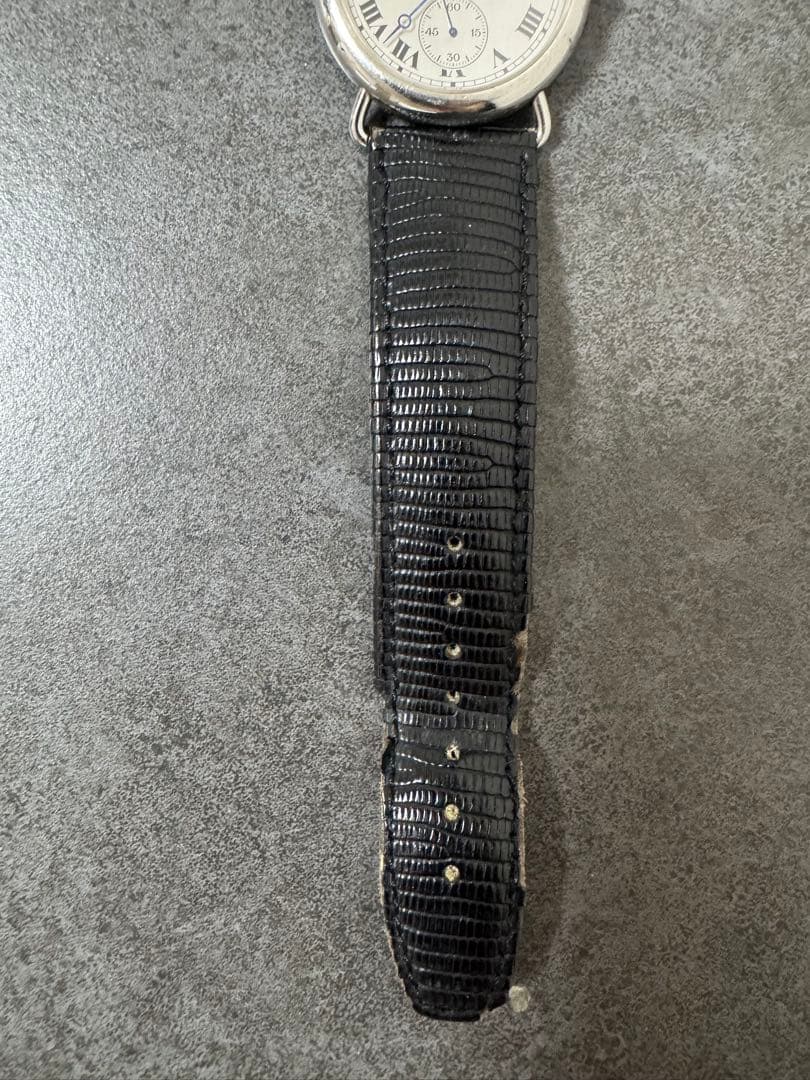 ダンヒル センテナリー スモールセコンド 手巻き SS/レザー腕時計 動作