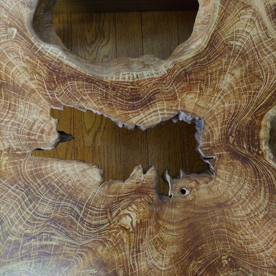 『なずはん』オールドチーク無垢材 ローテーブル