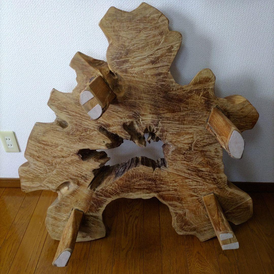 『なずはん』オールドチーク無垢材 ローテーブル