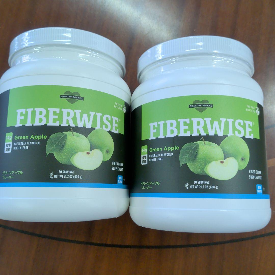 メラルーカ ファイバーワイズ 糖類無添加 グリーンアップル 600g 2個