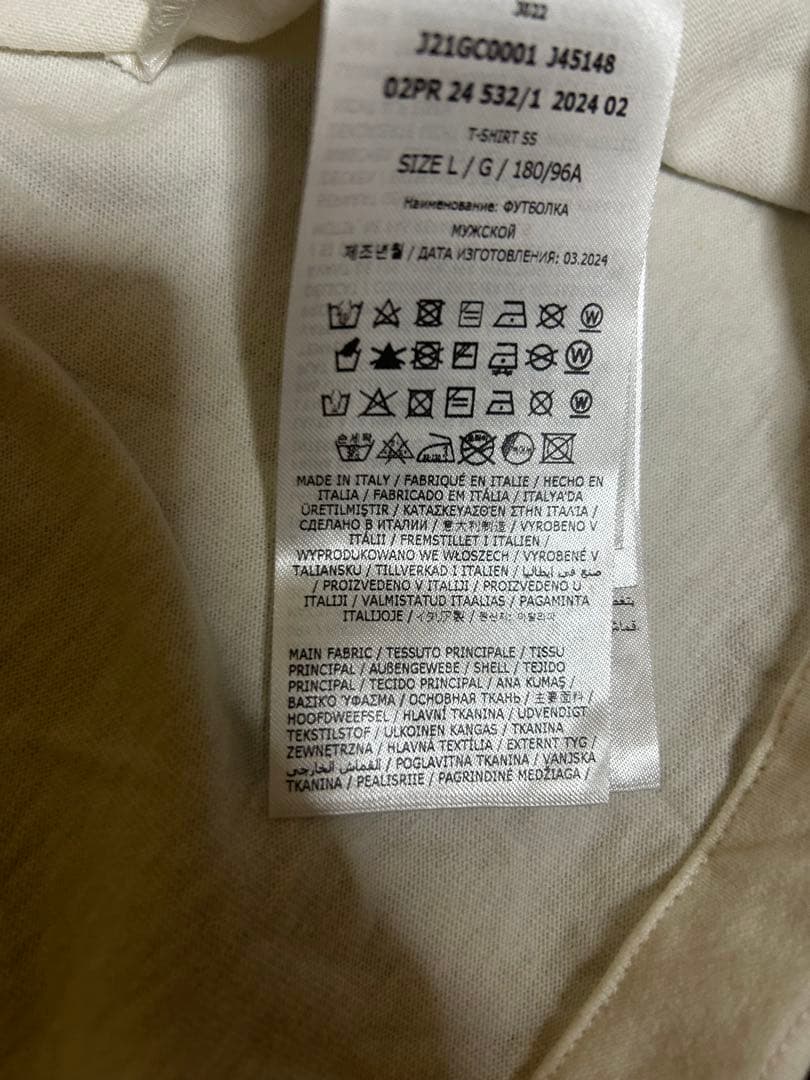 JIL SANDER ホワイト Tシャツ L