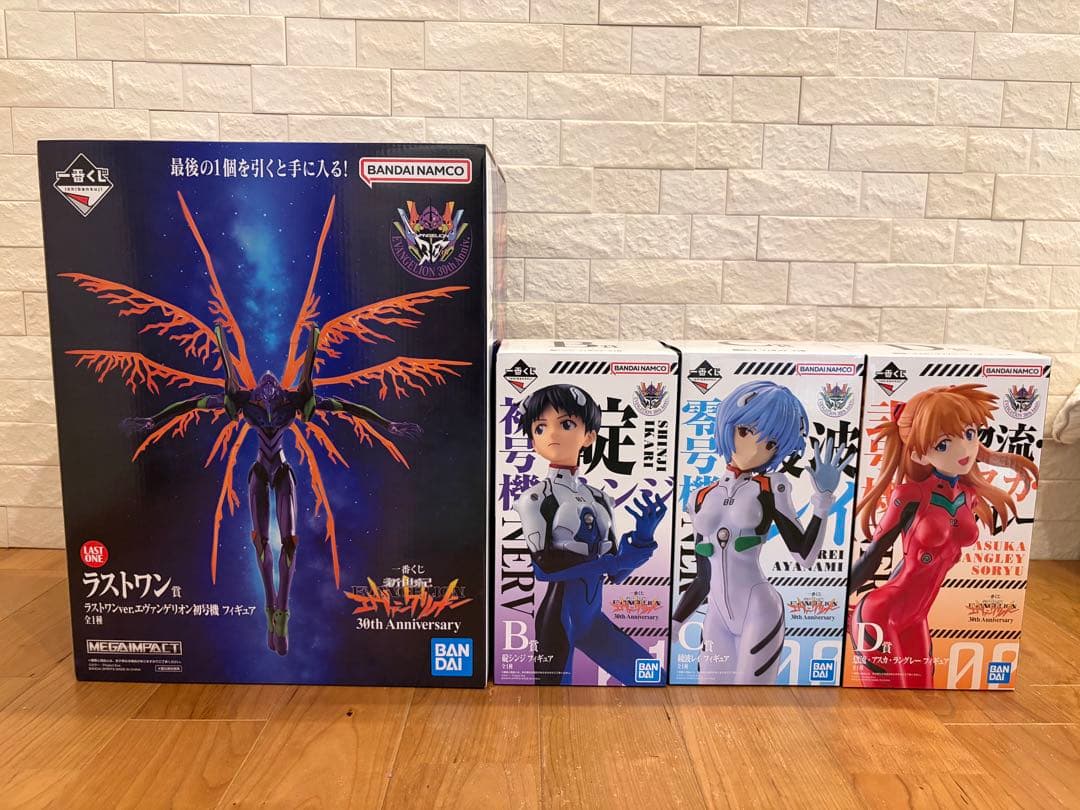エヴァンゲリオン 30周年一番くじ フィギュア ラストワン賞 B.C.D+