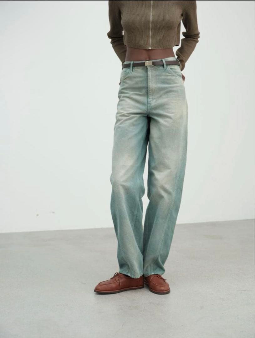 新品 AURALEE ORGANIC COTTON DUCK PANTS 1