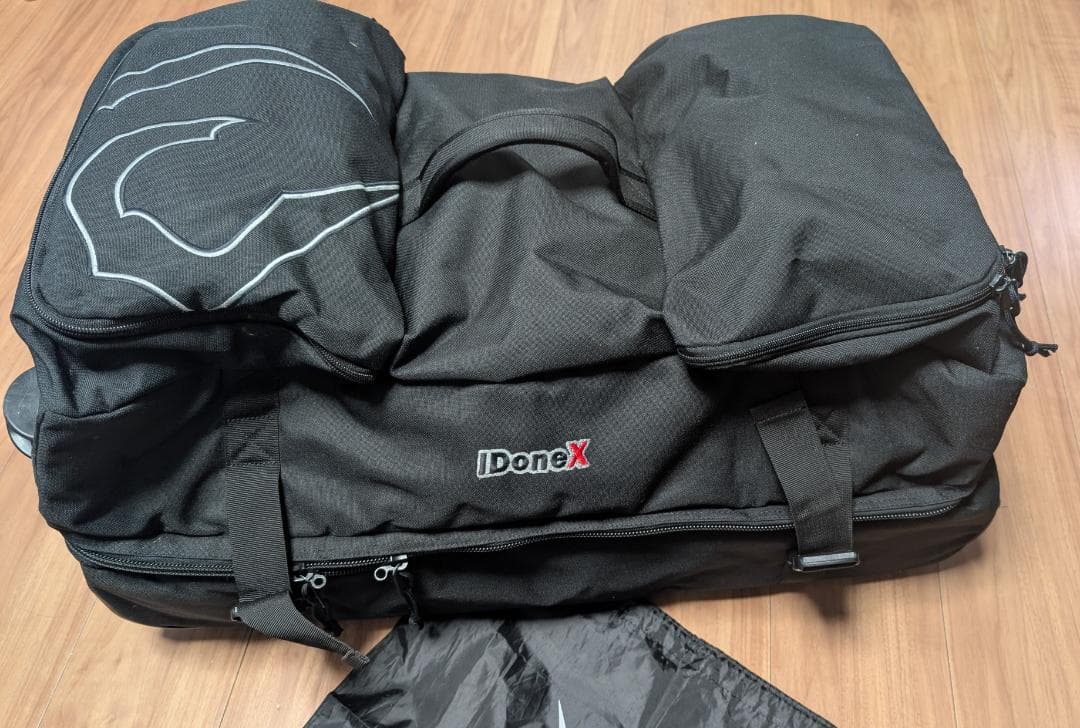 IDoneX .アイディーワン.ボストンキャリーバッグ.大容量.ブラック PROEVO ボストンキャリー アウトドア キャリーケース ボストンバッグ