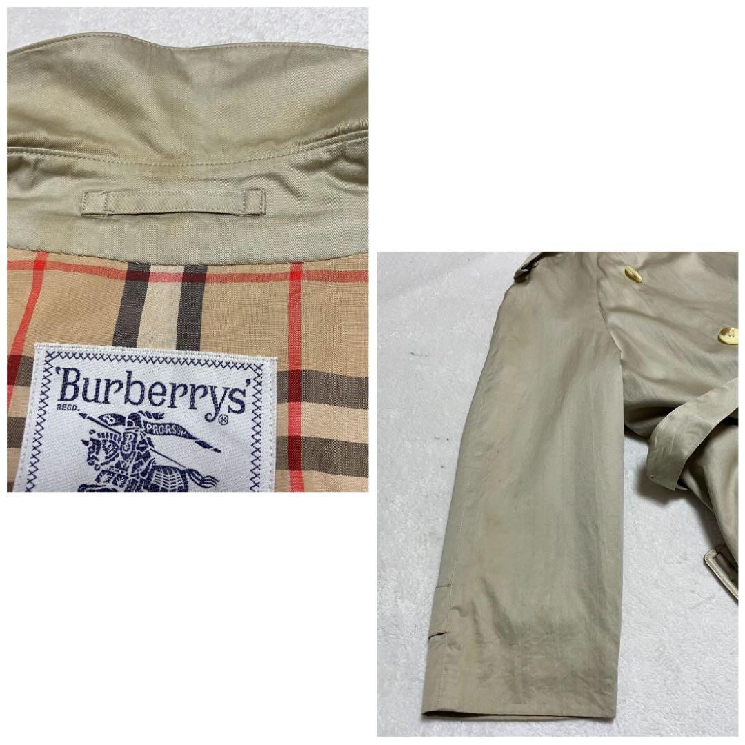 バーバリー トレンチコート ロング￼107 裏地ノバチェック総柄